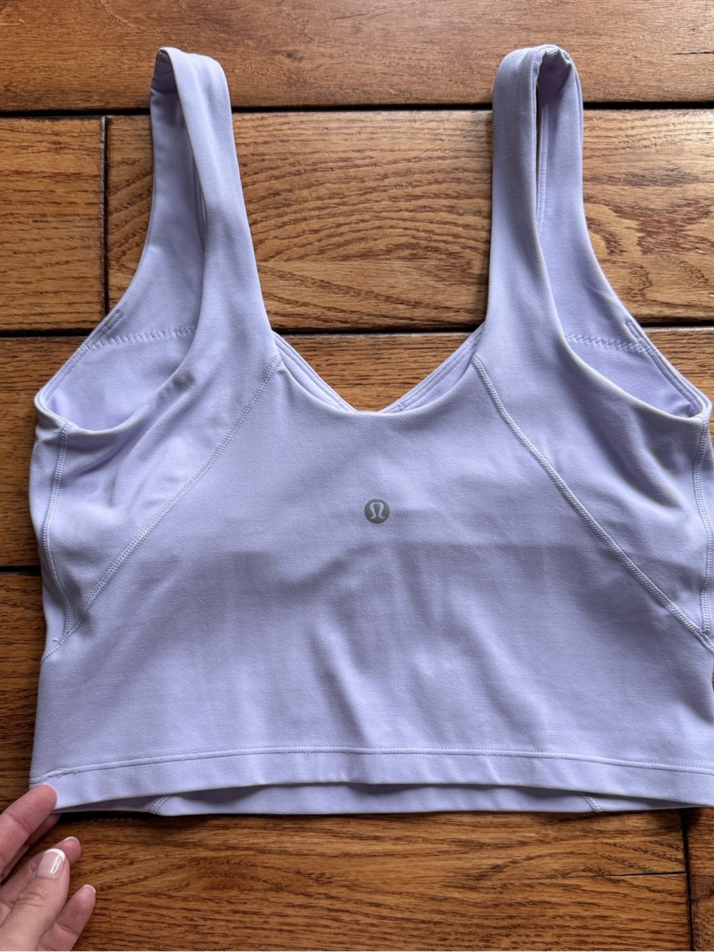 Lululemon Align Tank Top Light Support, A/B Cup Lavender Frost Sz 8 Yoga Workout - Picture 5 of 12